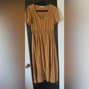 New with tags Cupshe mustard yellow dress